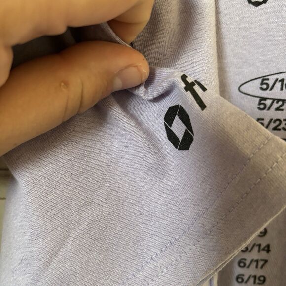 Golden State Valkyries Opening Night Shirt Violet First of a Lifetime XL WNBA - Picture 9 of 13